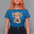 Christmas Cow T Shirt For Women Highland Cow Lights Santa Hats Farm Xmas - Wonder Print Shop
