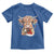 Christmas Cow Toddler T Shirt Highland Cow Lights Santa Hats Farm Xmas