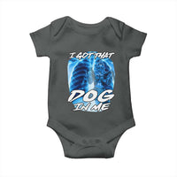 I Got That Dog In Me Wolf Alpha Baby Onesie Xray Werewolf