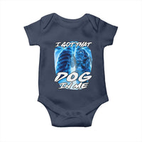 I Got That Dog In Me Wolf Alpha Baby Onesie Xray Werewolf