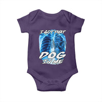 I Got That Dog In Me Wolf Alpha Baby Onesie Xray Werewolf