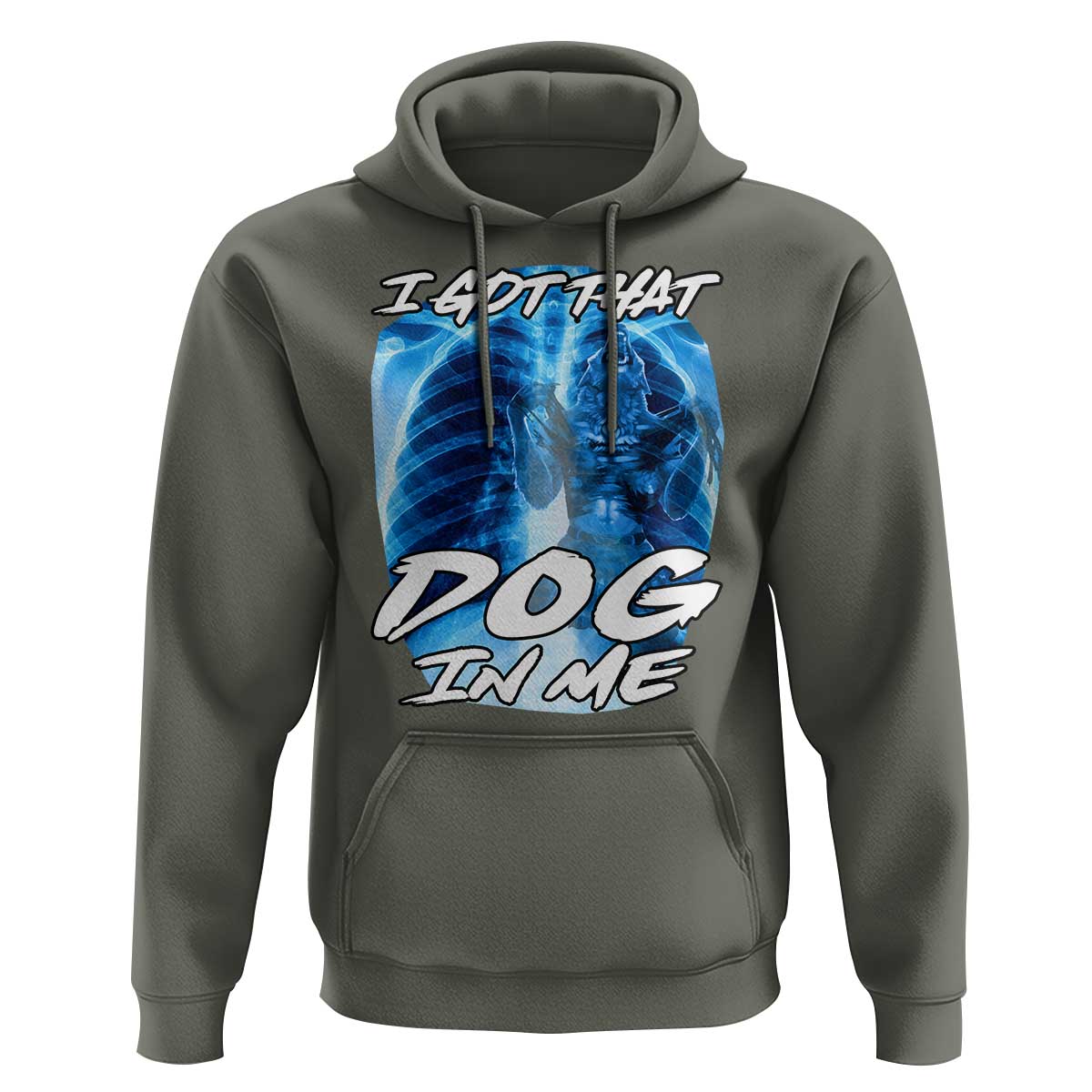 I Got That Dog In Me Wolf Alpha Hoodie Xray Werewolf