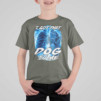 I Got That Dog In Me Wolf Alpha T Shirt For Kid Xray Werewolf - Wonder Print Shop