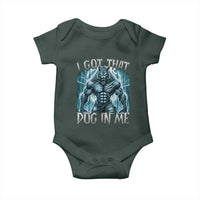 I Got That Dog In Me Wolf Alpha Baby Onesie