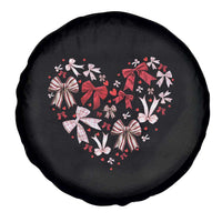 Coquette Valentine's Day Heart Bow Spare Tire Cover