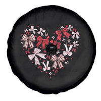 Coquette Valentine's Day Heart Bow Spare Tire Cover