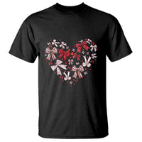 Coquette Valentine's Day Heart Bow T Shirt