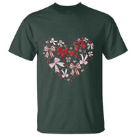 Coquette Valentine's Day Heart Bow T Shirt