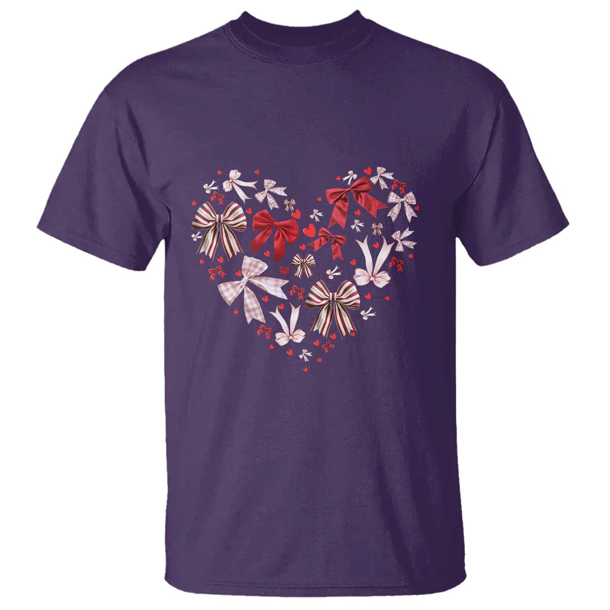 Coquette Valentine's Day Heart Bow T Shirt