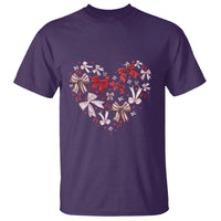 Coquette Valentine's Day Heart Bow T Shirt