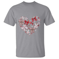 Coquette Valentine's Day Heart Bow T Shirt