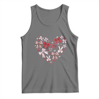 Coquette Valentine's Day Heart Bow Tank Top