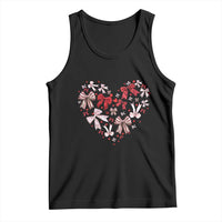 Coquette Valentine's Day Heart Bow Tank Top