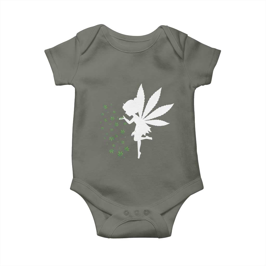 Marijuana Baby Onesie Weed Fairy Fantasy Leaf Stoner Pot Smoker Cannabis