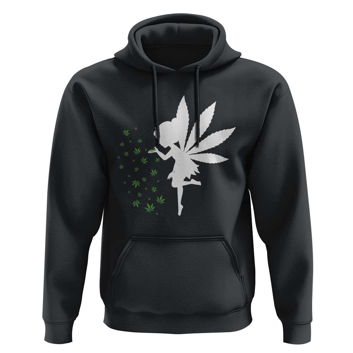 Marijuana Hoodie Weed Fairy Fantasy Leaf Stoner Pot Smoker Cannabis