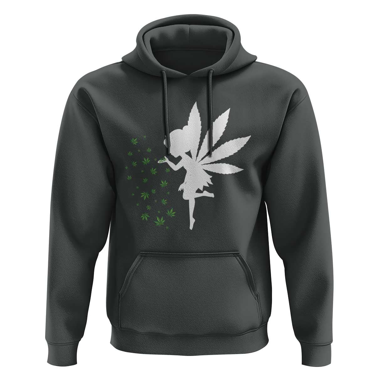 Marijuana Hoodie Weed Fairy Fantasy Leaf Stoner Pot Smoker Cannabis