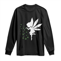 Marijuana Long Sleeve Shirt Weed Fairy Fantasy Leaf Stoner Pot Smoker Cannabis