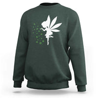 Marijuana Sweatshirt Weed Fairy Fantasy Leaf Stoner Pot Smoker Cannabis - Wonder Print Shop