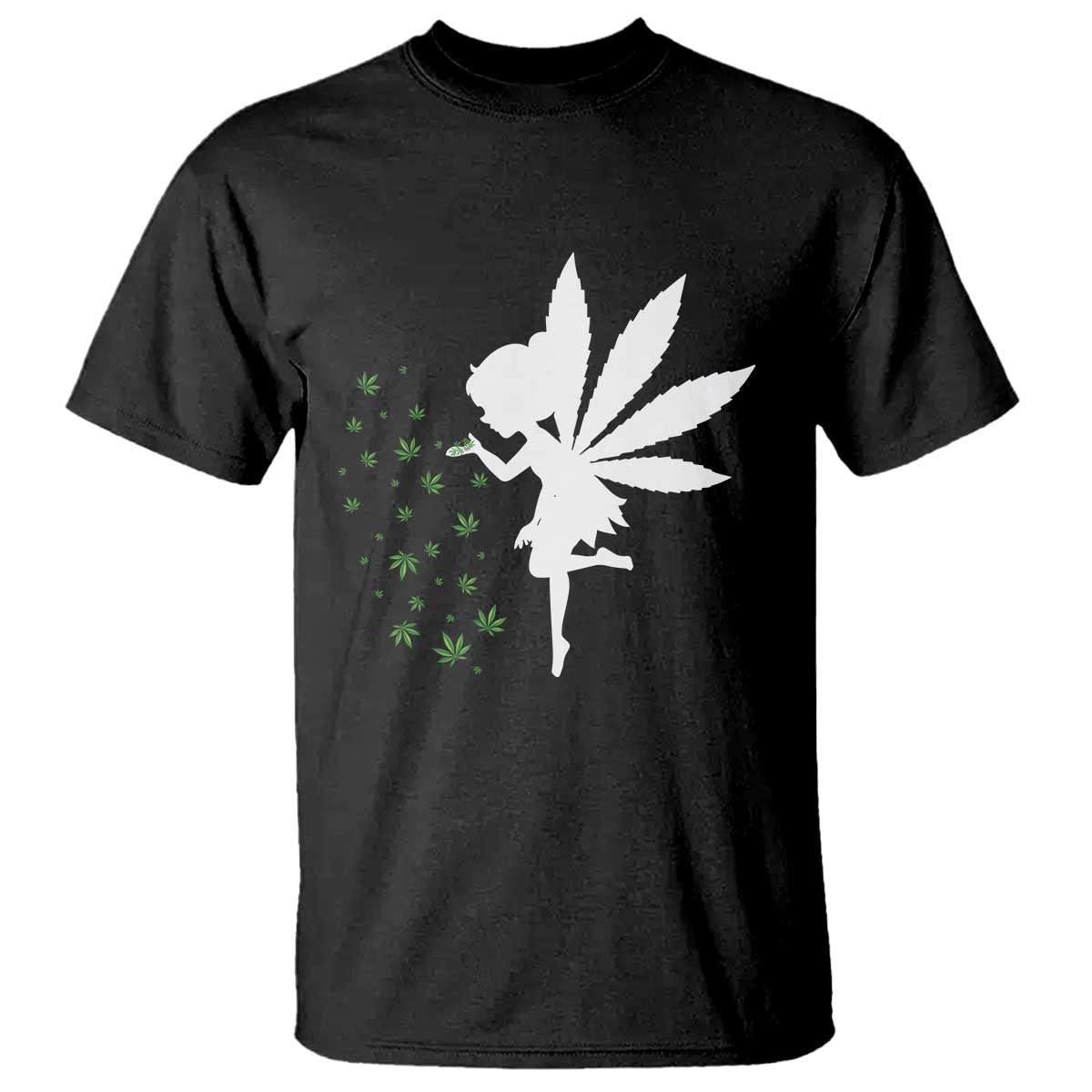Marijuana T Shirt Weed Fairy Fantasy Leaf Stoner Pot Smoker Cannabis - Wonder Print Shop