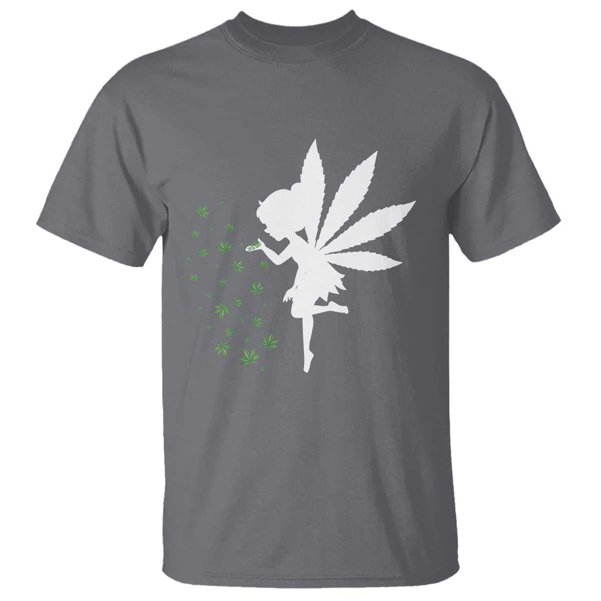 Marijuana T Shirt Weed Fairy Fantasy Leaf Stoner Pot Smoker Cannabis - Wonder Print Shop