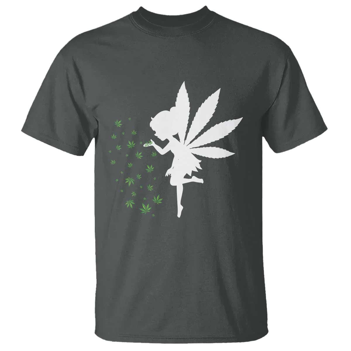 Marijuana T Shirt Weed Fairy Fantasy Leaf Stoner Pot Smoker Cannabis - Wonder Print Shop