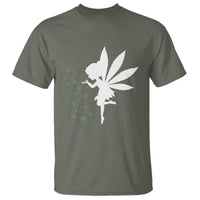 Marijuana T Shirt Weed Fairy Fantasy Leaf Stoner Pot Smoker Cannabis - Wonder Print Shop
