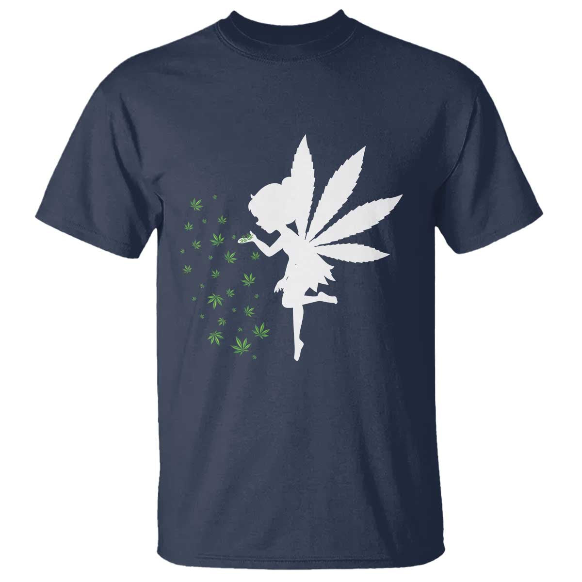 Marijuana T Shirt Weed Fairy Fantasy Leaf Stoner Pot Smoker Cannabis - Wonder Print Shop
