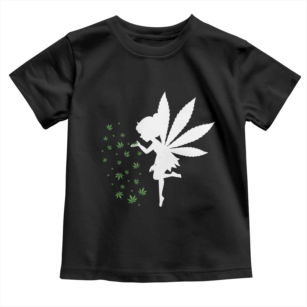 Marijuana Toddler T Shirt Weed Fairy Fantasy Leaf Stoner Pot Smoker Cannabis