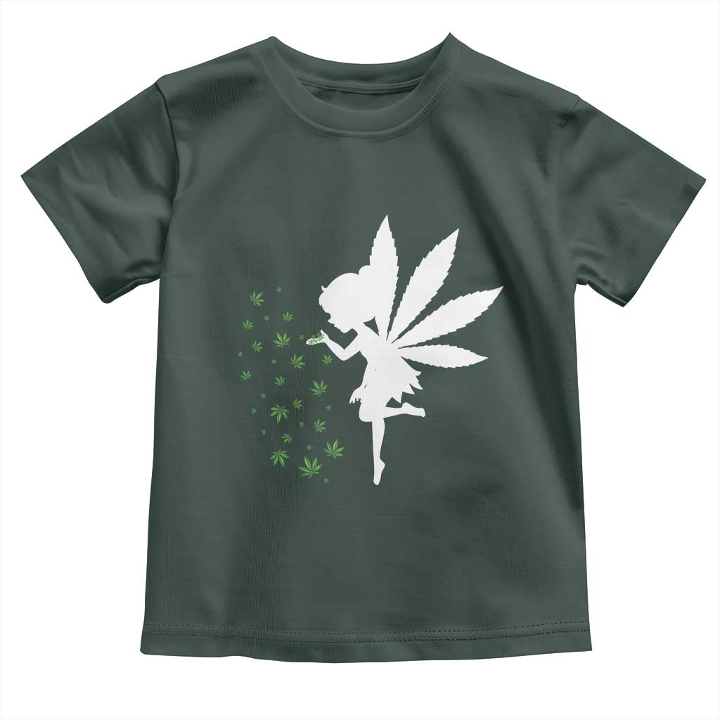 Marijuana Toddler T Shirt Weed Fairy Fantasy Leaf Stoner Pot Smoker Cannabis