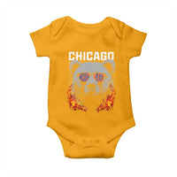 Bears Mascot Baby Onesie Vintage Retro Chicago - Wonder Print Shop
