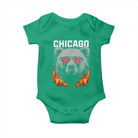 Bears Mascot Baby Onesie Vintage Retro Chicago - Wonder Print Shop