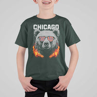 Bears Mascot T Shirt For Kid Vintage Retro Chicago - Wonder Print Shop