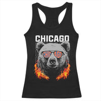 Bears Mascot Racerback Tank Top Vintage Retro Chicago - Wonder Print Shop