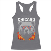 Bears Mascot Racerback Tank Top Vintage Retro Chicago - Wonder Print Shop