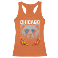 Bears Mascot Racerback Tank Top Vintage Retro Chicago - Wonder Print Shop