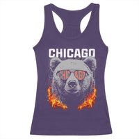 Bears Mascot Racerback Tank Top Vintage Retro Chicago - Wonder Print Shop