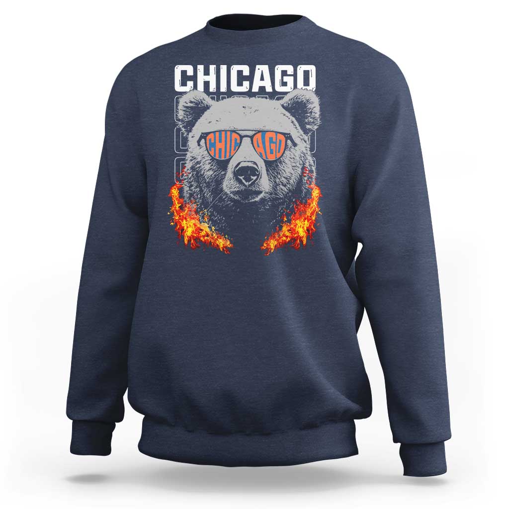 Bears Mascot Sweatshirt Vintage Retro Chicago - Wonder Print Shop