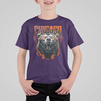 Vintage Chicago T Shirt For Kid Retro Graphic Wild Bear Streetwear Bootleg - Wonder Print Shop