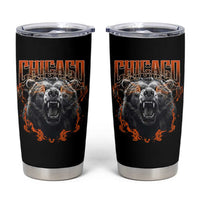 Vintage Chicago Tumbler Cup Retro Graphic Wild Bear Streetwear Bootleg - Wonder Print Shop