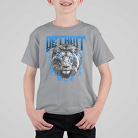 Lion Lovers T Shirt For Kid Detroit Fan Apparel - Wonder Print Shop