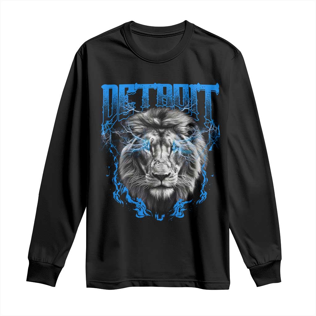 Lion Lovers Long Sleeve Shirt Detroit Fan Apparel