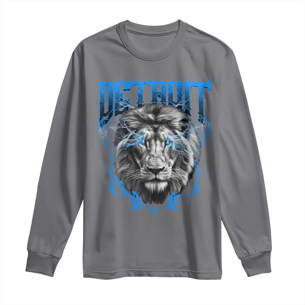 Lion Lovers Long Sleeve Shirt Detroit Fan Apparel