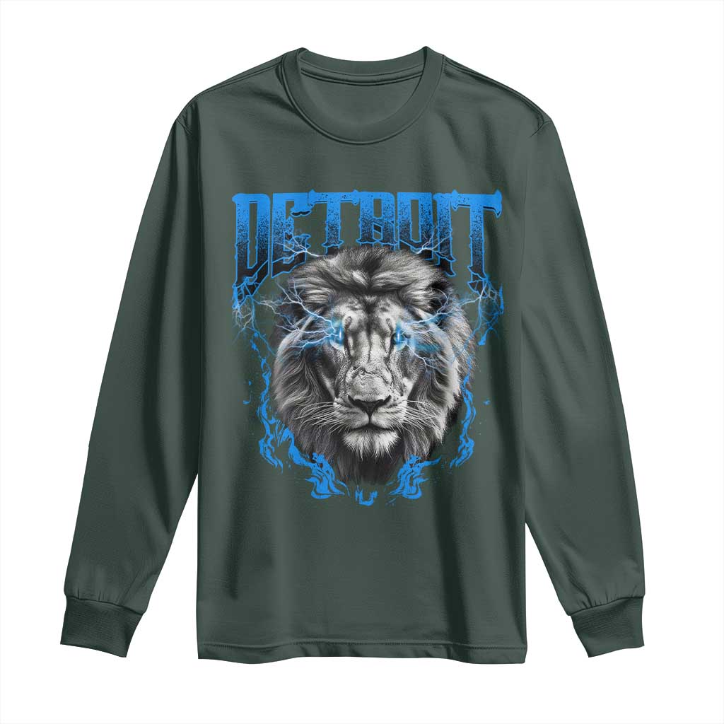 Lion Lovers Long Sleeve Shirt Detroit Fan Apparel