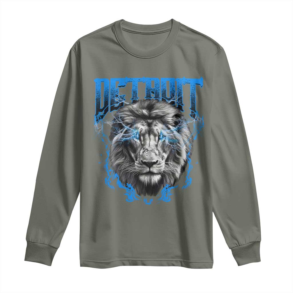 Lion Lovers Long Sleeve Shirt Detroit Fan Apparel
