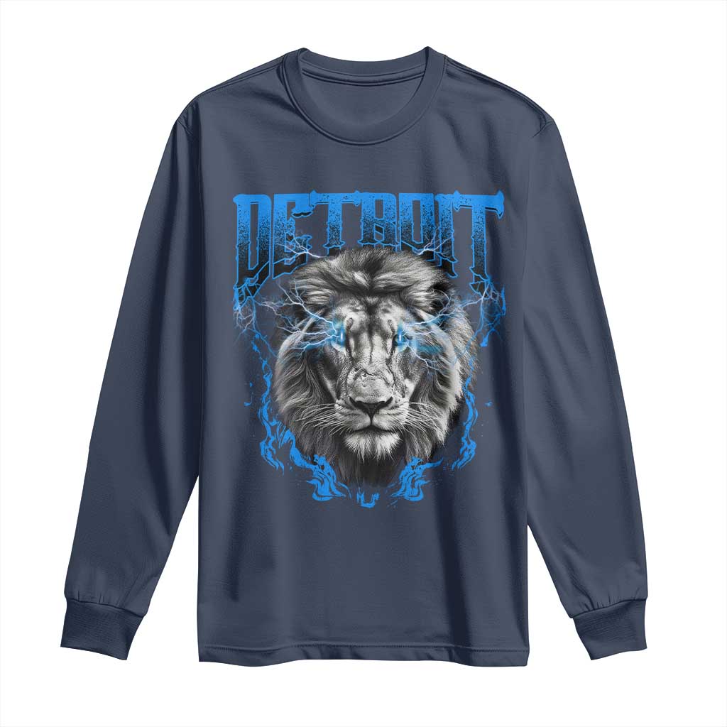 Lion Lovers Long Sleeve Shirt Detroit Fan Apparel
