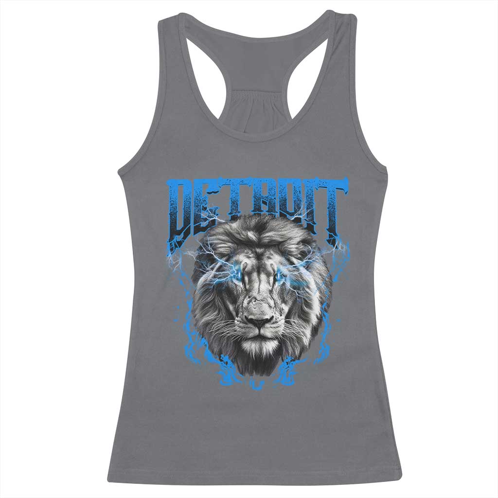 Lion Lovers Racerback Tank Top Detroit Fan Apparel