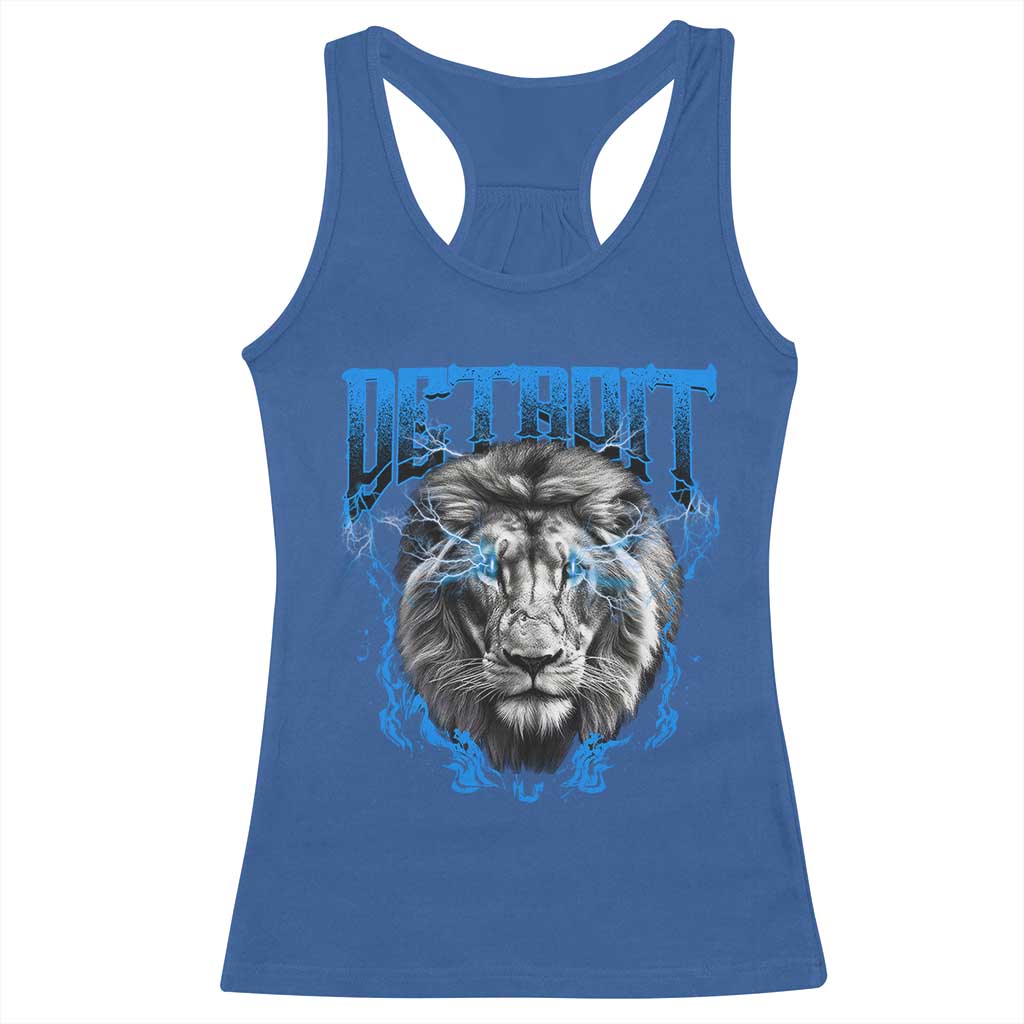 Lion Lovers Racerback Tank Top Detroit Fan Apparel
