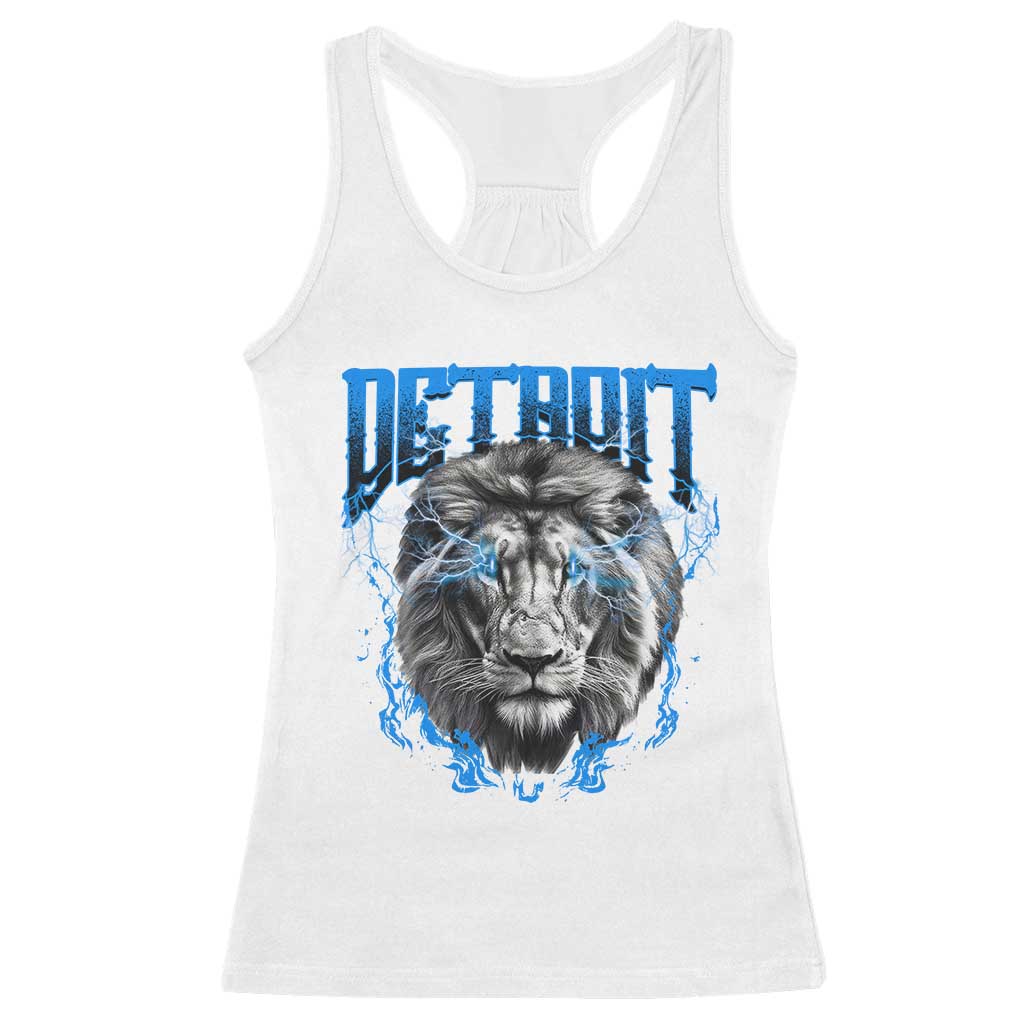 Lion Lovers Racerback Tank Top Detroit Fan Apparel