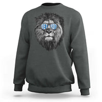 Lion Lovers Sweatshirt Wearing Glasses Retro Vintage Style Detroit Fan - Wonder Print Shop