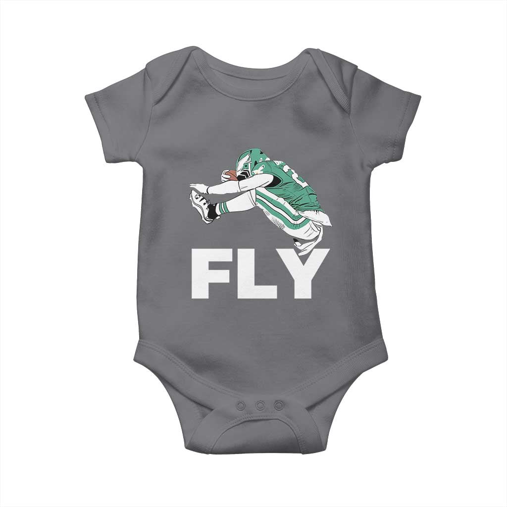 Philly Fan Baby Onesie Barkley Backwards Hurdle - Wonder Print Shop